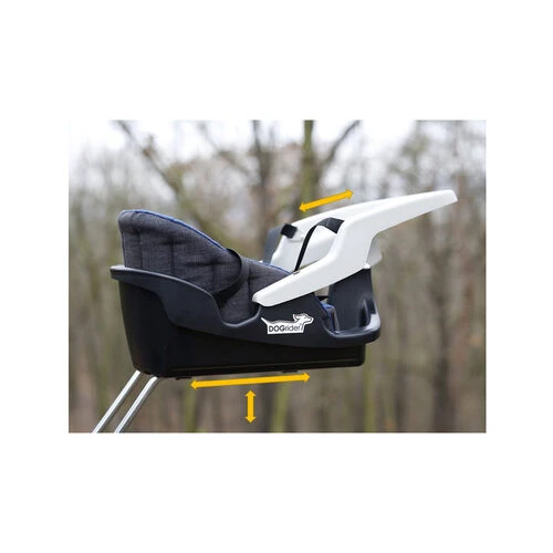 Dogrider Dog Seat + Korb - Grau 8 Dogrider Dog Seat + Korb - Grau - Image 8