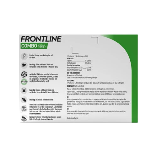 Frontline Combo Gegen Zecken, Flöhe (Flöhe, Eier, Larven, Puppen) Bei Hunden 7 Frontline Combo Gegen Zecken, Flöhe (Flöhe, Eier, Larven, Puppen) Bei Hunden - Image 7