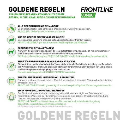 Frontline Combo Gegen Zecken, Flöhe (Flöhe, Eier, Larven, Puppen) Bei Hunden 14 Frontline Combo Gegen Zecken, Flöhe (Flöhe, Eier, Larven, Puppen) Bei Hunden - Image 14