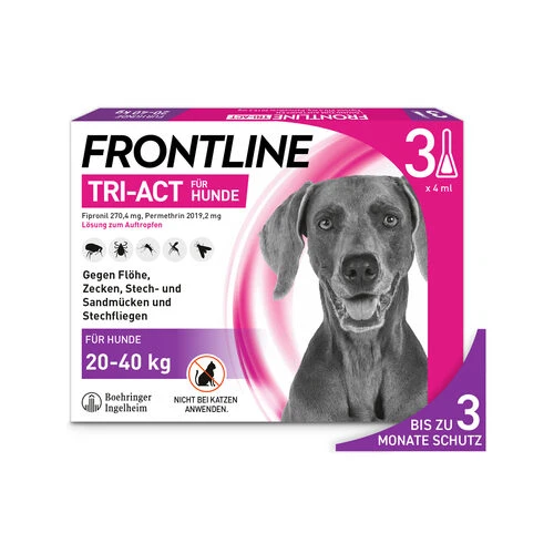 Frontline Tri-Act Gegen Zecken, Flöhe Und Fliegende Insekten Für Hunde - Image 5