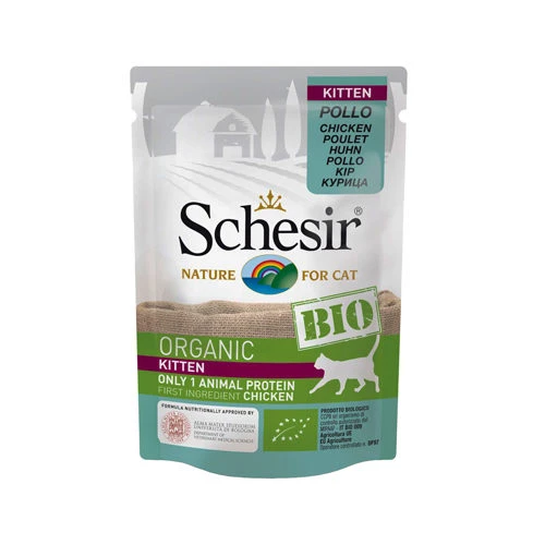 Schesir Kitten Bio - Huhn - Portionsbeutel 1 Schesir Kitten Bio - Huhn - Portionsbeutel