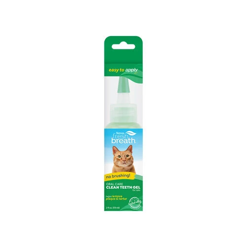 TropiClean - Fresh Breath Clean Teeth Oral Care Gel - Cat