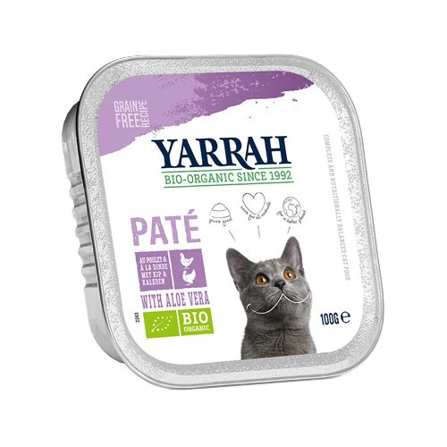 Yarrah - Katzenfutter Paté Huhn & Truthahn Mit Aloe Vera Bio 1 Yarrah - Katzenfutter Paté Huhn & Truthahn Mit Aloe Vera Bio